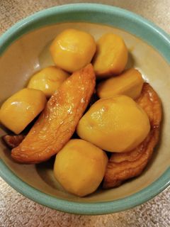 ほっこり美味しい里芋とさつま揚げの煮物-レシピのメイン写真