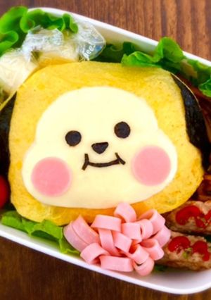 BT21♡CHIMMYキャラ弁♡ジミン-レシピのメイン写真