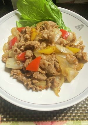 豚肉切り落としのピリ辛さっぱり炒め-レシピのメイン写真