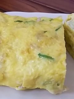 塩なめ茸入り卵焼き♡-レシピのメイン写真