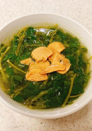 業スー調味料♪つるむらさきの食べるスープ-レシピのメイン写真