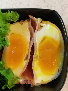 お弁当のおかず ハム卵 レンジでチン-レシピのメイン写真