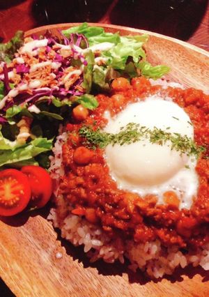 カフェ風ワンプレート♡キーマカレー♪♪-レシピのメイン写真