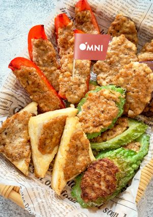OMNIミンチの4色揚げ-レシピのメイン写真
