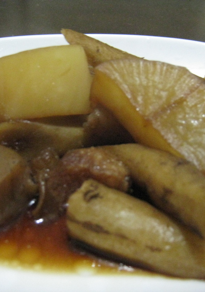 圧力鍋で簡単牛すじと大根の煮込み-レシピのメイン写真