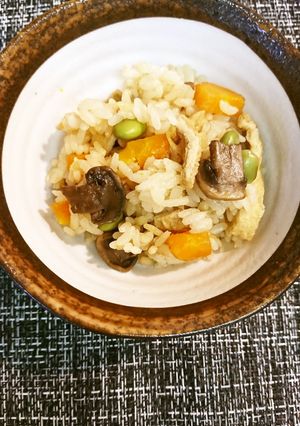 マッシュルーム炊き込みご飯！-レシピのメイン写真