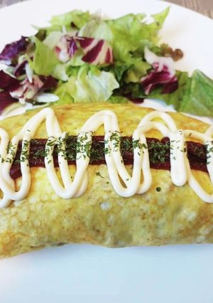 超簡単！上海焼きそばのオムそば！！-レシピのメイン写真