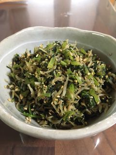 【覚書き】大根菜としらすのふりかけ-レシピのメイン写真