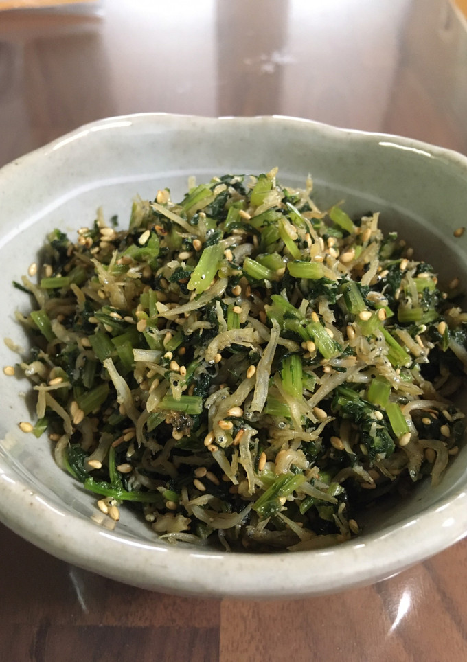 【覚書き】大根菜としらすのふりかけ-レシピのメイン写真