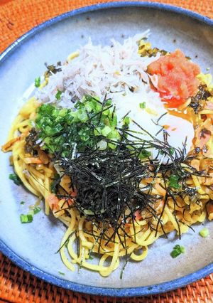 高菜と明太子の博多風スパゲッティ-レシピのメイン写真