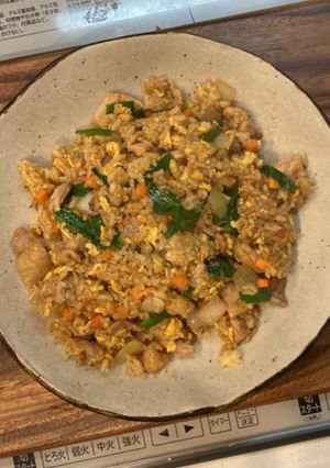 カレーチャーハン-レシピのメイン写真