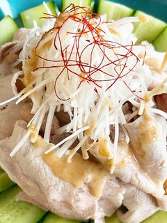雲白肉風冷しゃぶサラダ-レシピのメイン写真