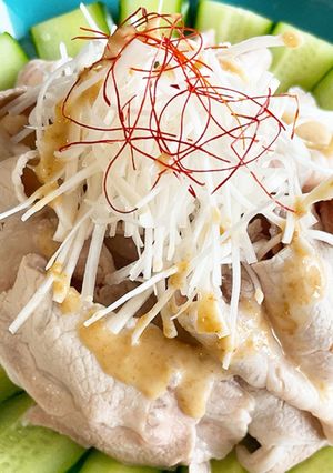 雲白肉風冷しゃぶサラダ-レシピのメイン写真