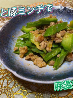 ヘチマと豚ミンチの麻婆炒め-レシピのメイン写真