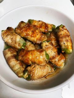 ピーマンのチーズ肉巻き〜甘辛炒め〜-レシピのメイン写真