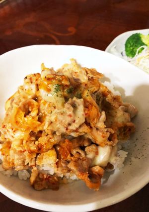 簡単!キムチーズ豚丼!-レシピのメイン写真