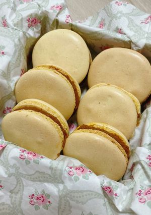 かぼちゃマカロンのガナッシュ-レシピのメイン写真