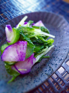綺麗な♪紫大根きゅうり水菜の浅漬け♪-レシピのメイン写真