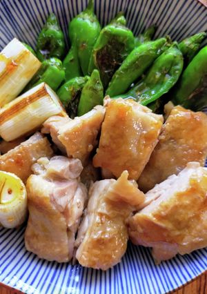 鶏胸肉の焼き鳥風（醤油だれ）-レシピのメイン写真