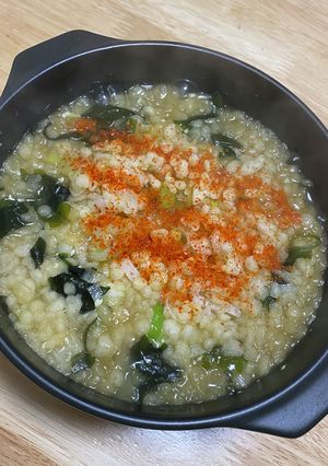 つゆが美味★ワカメ入りたぬき豆腐-レシピのメイン写真