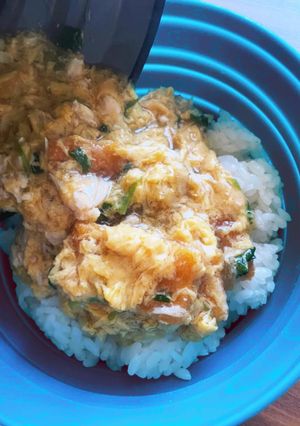ビックカツの親子丼-レシピのメイン写真