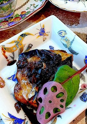 生姜甘酢の漬け汁で　サバの煮付け-レシピのメイン写真