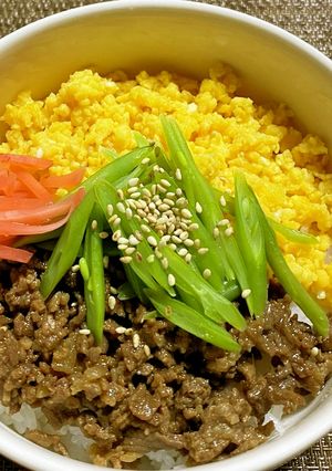 そぼろごはん-レシピのメイン写真