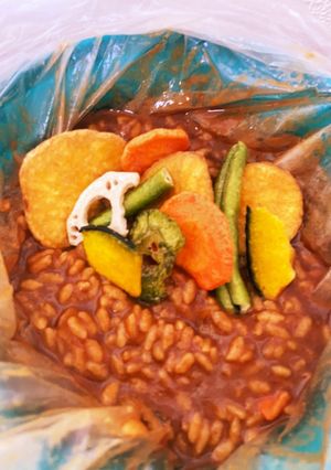揚げ野菜入りカレーメシ-レシピのメイン写真