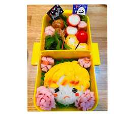 รูปของ 鬼滅の刃！善逸簡単なキャラ弁