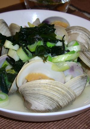 はまぐりの酒蒸し♪（居酒屋メニュー）-レシピのメイン写真