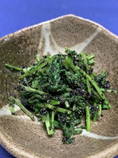 ラディッシュの葉で胡麻和え-レシピのメイン写真