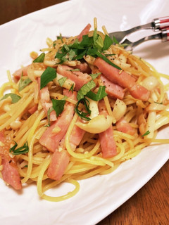 昆布茶で味キマる!和風パスタ-レシピのメイン写真
