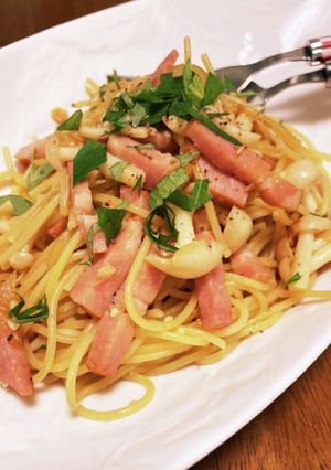 昆布茶で味キマる！和風パスタ-レシピのメイン写真