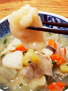 我が家の野菜たっぷりたご汁-レシピのメイン写真