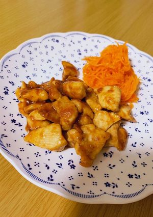 簡単♡鶏むねでおかず1品♡-レシピのメイン写真