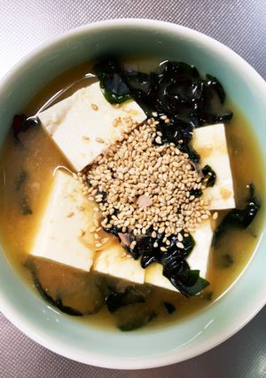 全てレンジ酢味噌味さっぱり湯豆腐-レシピのメイン写真