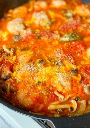 チキンのトマト煮込み-レシピのメイン写真