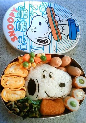 レトロ！スヌーピーのお弁当～キャラ弁-レシピのメイン写真