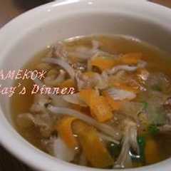 รูปของ ＊野菜たっぷり豚しゃぶスープ＊