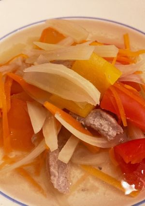 ドイツの野菜で優しいスープ-レシピのメイン写真