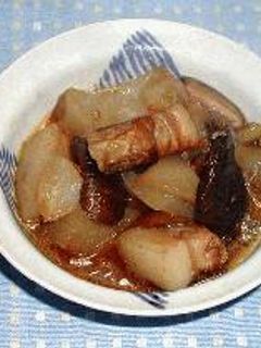 大根と豚バラ肉の煮物-レシピのメイン写真
