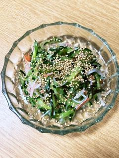 胡瓜とカニカマの酢の物-レシピのメイン写真