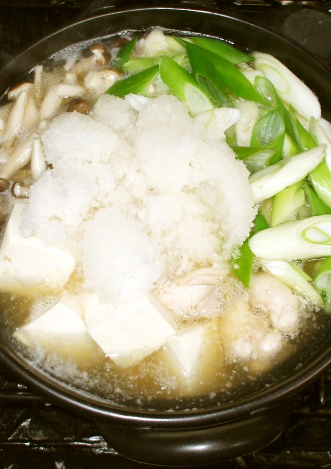 みぞれ鍋♪簡単みぞれ煮鶏肉鍋つゆ-レシピのメイン写真
