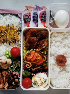 鮭フライ弁当(10.15)-レシピのメイン写真