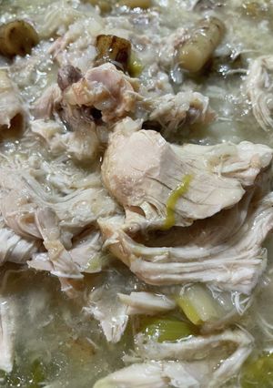 圧力鍋で簡単　丸鶏の参鶏湯風-レシピのメイン写真