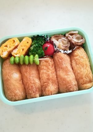 高校生の稲荷寿司弁当2021.10.15-レシピのメイン写真