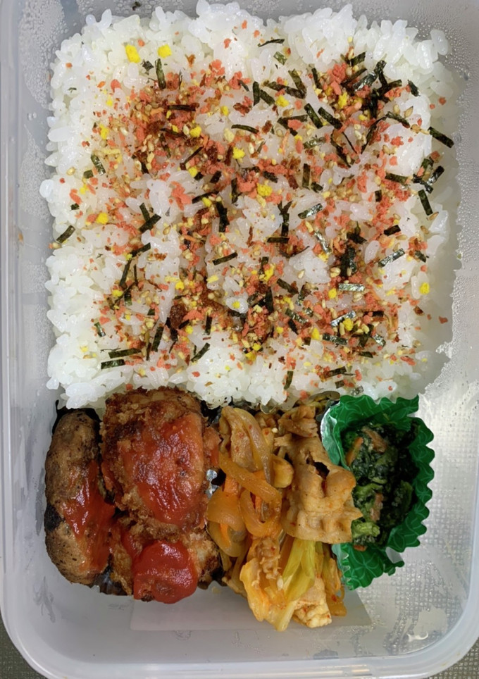 〖自分の記録用〗お弁当２-レシピのメイン写真