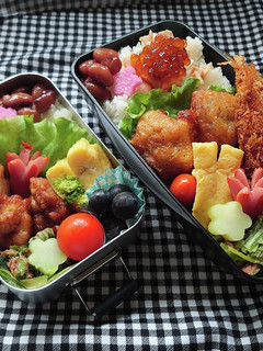 ❜21/10/15 エビフライ唐揚げ弁当-レシピのメイン写真
