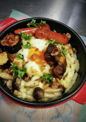 牛タンカレーのドリア❨(@≧↺≦@)❩ノ-レシピのメイン写真