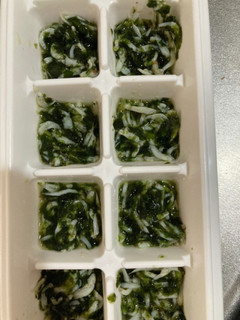 離乳食中期~しらすワカメ (混ぜご飯用)-レシピのメイン写真
